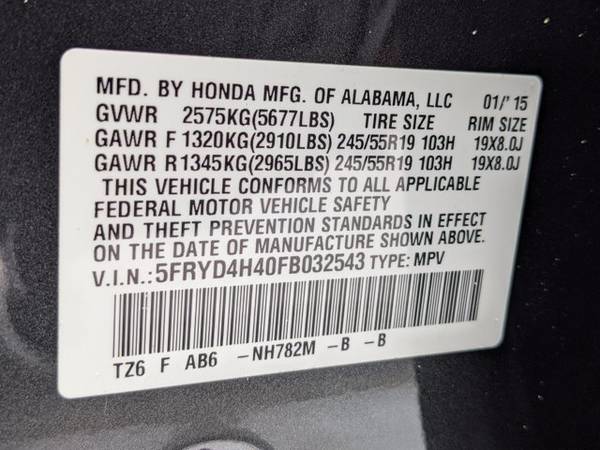 2015 Acura MDX Tech Pkg AWD All Wheel Drive SKU: FB032543 - cars & for sale in Tustin, CA – photo 20