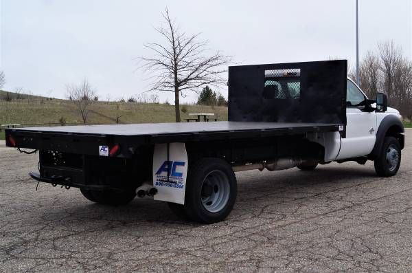 2014 Ford F550 XL - 14ft Flatbed - 4WD 6 7L V8 Power Stroke (B52698) for sale in Dassel, MN – photo 5
