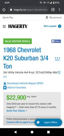 Rare Original 1968 ¾ Ton Suburban with 4 wheel drive! - cars &... for sale in Ralston, MT – photo 2