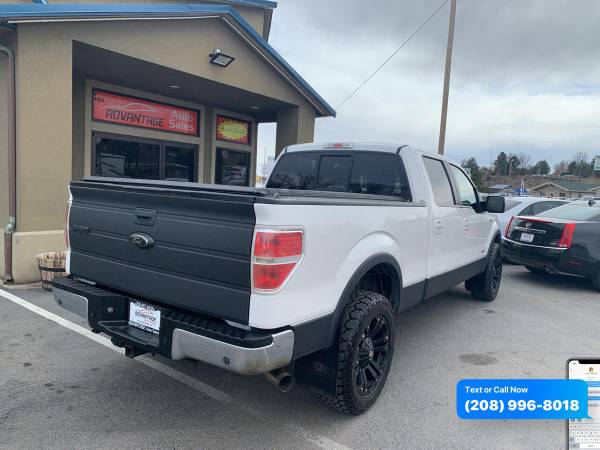 2011 Ford F-150 F150 F 150 Lariat 4x4 4dr SuperCrew Styleside 5 5 for sale in Garden City, ID – photo 8