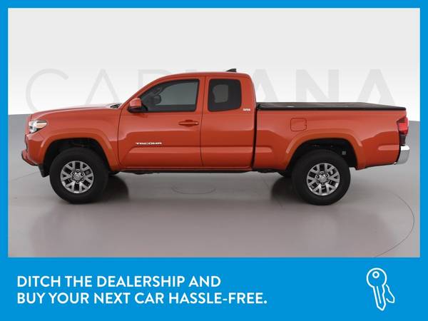 2018 Toyota Tacoma Access Cab SR Pickup 4D 5 ft pickup Orange for sale in Madison, WI – photo 4