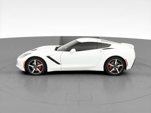 2015 Chevy Chevrolet Corvette Stingray Coupe 2D coupe White -... for sale in Greenville, NC – photo 5