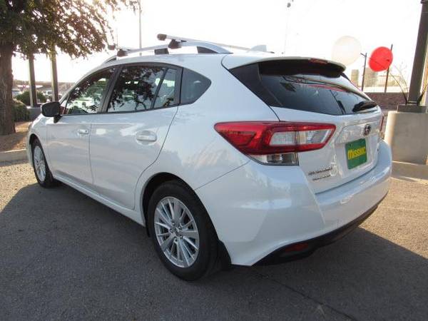 2018 Subaru Impreza Premium hatchback White - cars & trucks - by... for sale in El Paso, TX – photo 3