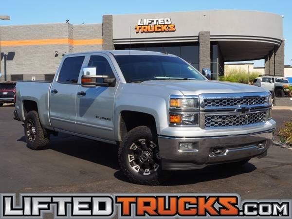 2015 Chevrolet Chevy Silverado 1500 2WD CREW CAB 143 5 - Lifted for sale in Glendale, AZ