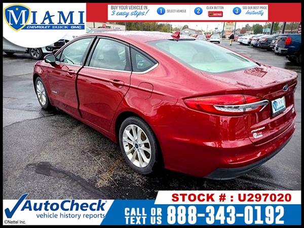2019 Ford Fusion Hybrid SE SEDAN -EZ FINANCING -LOW DOWN! - cars &... for sale in Miami, MO – photo 4