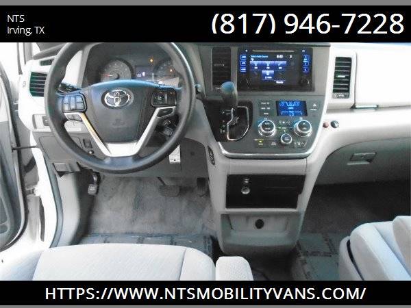 2017 TOYOTA SIENNA MOBILITY HANDICAPPED WHEELCHAIR RAMP VAN for sale in Irving, MS – photo 17