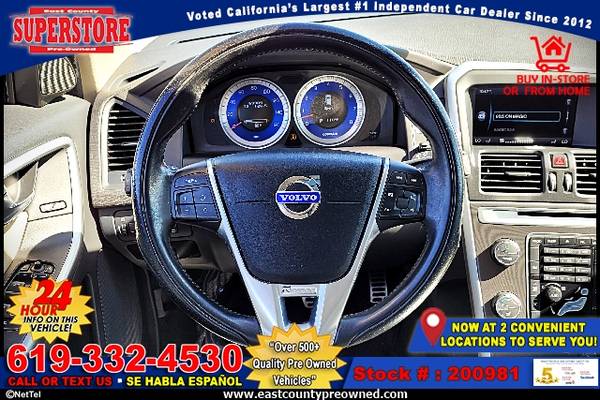 2011 VOLVO XC60 3.2 SUV-EZ FINANCING-LOW DOWN! - cars & trucks - by... for sale in El Cajon, CA – photo 12