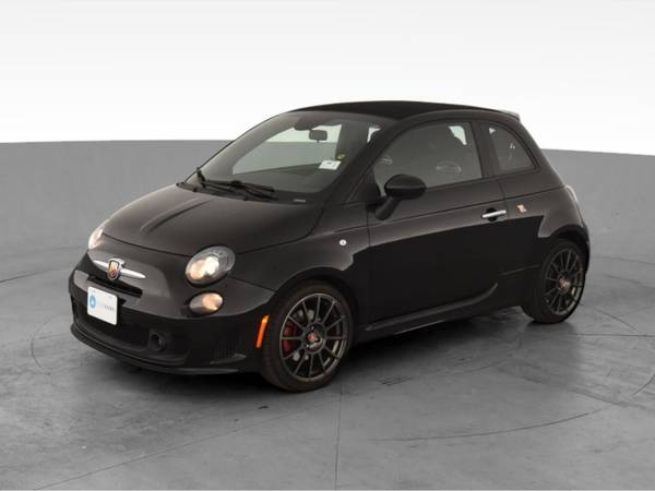 2015 FIAT 500 Abarth Cabrio Cabriolet 2D Convertible Black - FINANCE... for sale in Long Beach, CA – photo 3
