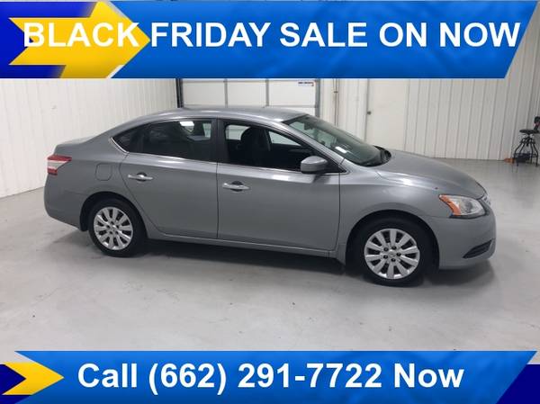 2013 Nissan Sentra SV Fuel Efficient 4D Sedan for sale- Finance Low... for sale in Ripley, MS – photo 3