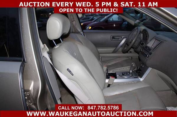 2004 *INFINITI* *FX35* AWD 3.5L V6 LEATHER ALLOY GOOD TIRES CD 225953 for sale in WAUKEGAN, WI – photo 5