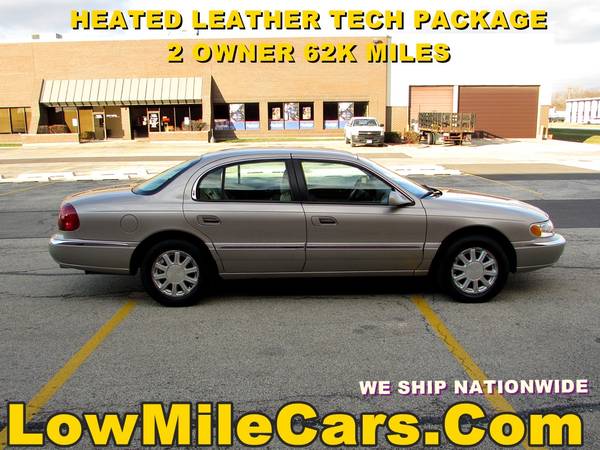 low miles 2001 Lincoln continental sedan 61k - cars & trucks - by... for sale in Willowbrook, IL – photo 4