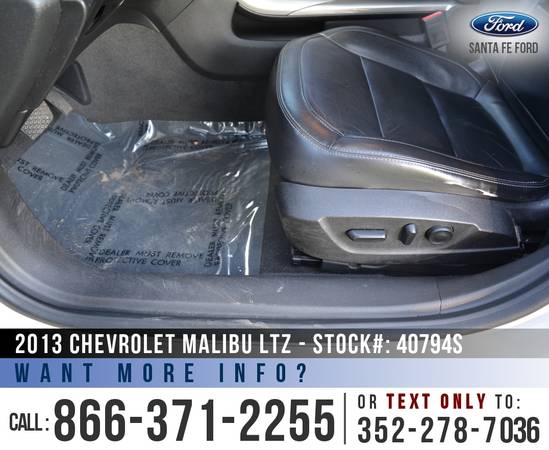 *** 2013 Chevrolet Malibu LTZ *** Remote Start - Camera - Sunroof -... for sale in Alachua, FL – photo 14