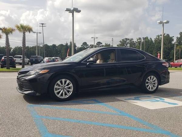 2018 Toyota Camry LE Auto sedan Midnight Black Metallic - cars &... for sale in Savannah, GA – photo 2