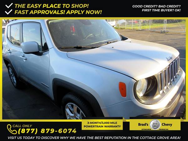 416/mo - 2018 Jeep Renegade Latitude - - by dealer for sale in Cottage Grove, OR – photo 3