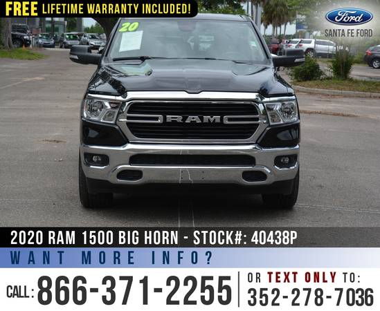 2020 RAM 1500 BIG HORN 4WD Push to Start - Camera - Homelink for sale in Alachua, GA – photo 2