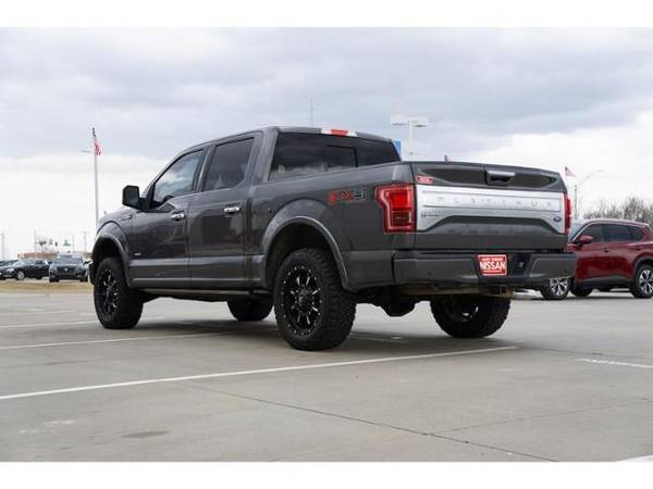 2015 FORD F-150 PLATINUM 4X4 ! LEATHER ! DOUBLE SUNROOF ! - cars & for sale in Ardmore, OK – photo 3