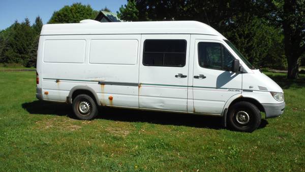 2003 Sprinter van partially converted RV - cars & trucks - by owner... for sale in Williamston, MI – photo 2