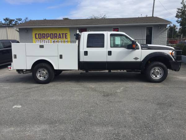 2012 FORD F350 SUPERDUTY SUPER CREW CAB 4 DOOR 4X4 9' UTILITY BODY... for sale in Wilmington, NC – photo 6