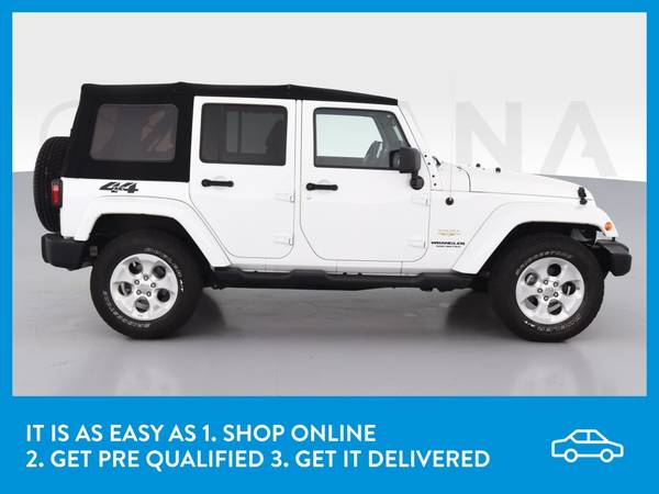 2014 Jeep Wrangler Unlimited Sahara Sport Utility 4D suv White for sale in Bloomington, IL – photo 10