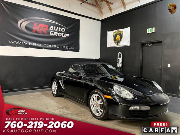 2006 PORSCHE BOXTER 5 SPD MANUAL TRIPLE BLACK MUST SEE - cars & for sale in Palm Desert , CA – photo 3