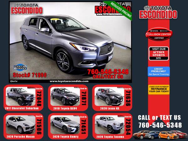 2018 INFINITI QX60 FWD CVT 3 5L V6 20 Wheel & Tire Package - LOW for sale in Escondido, CA – photo 24