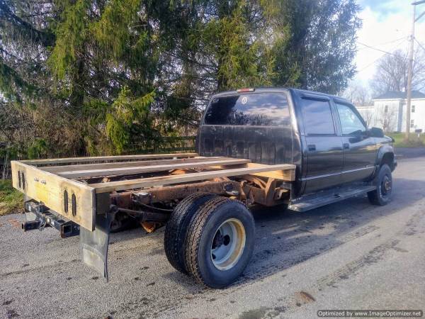 1996 Chevrolet K3500 4wd Crew Cab Dually - cars & trucks - by owner... for sale in Hubbardsville, NY – photo 3