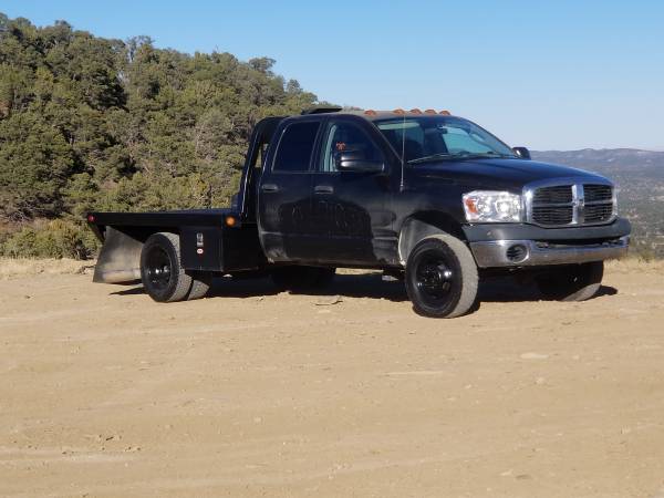 Dodge ram 3500 Cummins and Turbo diesel 2009 flatbed - cars & trucks... for sale in Trinidad, CO – photo 3