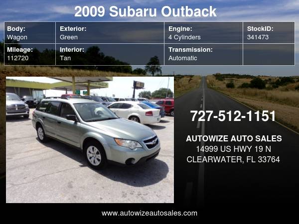 2009 Subaru Outback Wagon AWD - - by dealer - vehicle for sale in Clearwater, FL – photo 8
