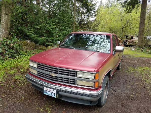 1990 Chevy Pickup - cars & trucks - by owner - vehicle automotive sale for sale in Auburn, WA – photo 2
