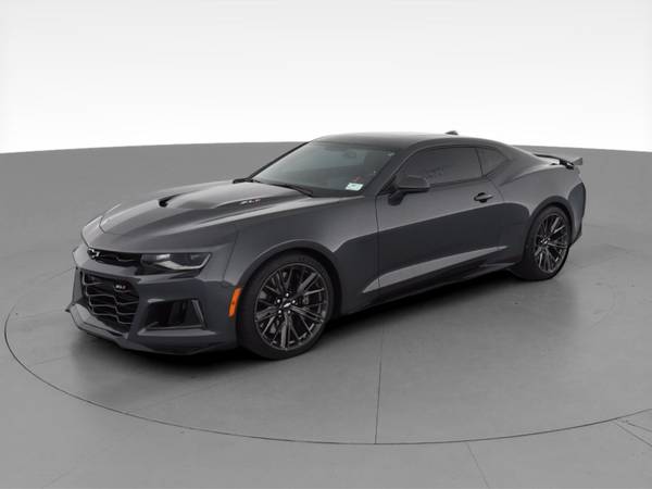 2018 Chevy Chevrolet Camaro ZL1 Coupe 2D coupe Gray - FINANCE ONLINE... for sale in Arlington, TX – photo 3