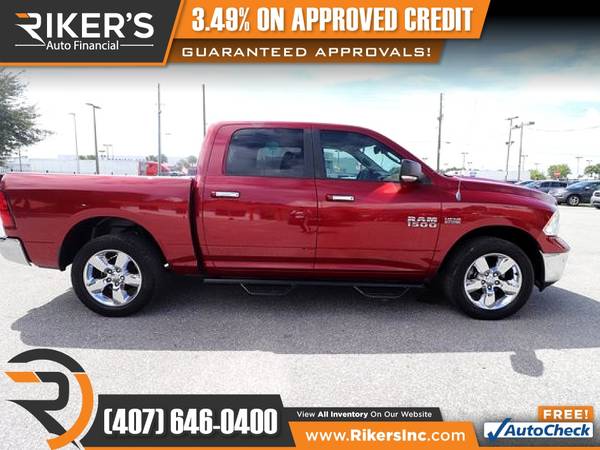 $264/mo - 2014 Ram 1500 Big Horn Crew Cab - 100 Approved! - cars &... for sale in Kissimmee, FL – photo 8