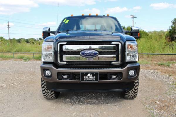 2015 FORD F350 KING RANCH 4X4 - BLK ON BLK - NAV ROOF- NEW 35" TOYO MT for sale in Leander, AR – photo 16