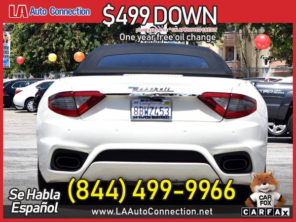 2018 Maserati *GranTurismo* *Convertible* *Sport* $1,641 /mo for sale in Van Nuys, CA – photo 7