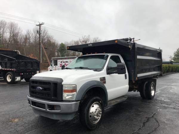 2008 Ford Super Duty F-450 DRW 4WD Reg Cab XL DUMP TRUCK 11 FT BODY... for sale in Kingston, NH – photo 2