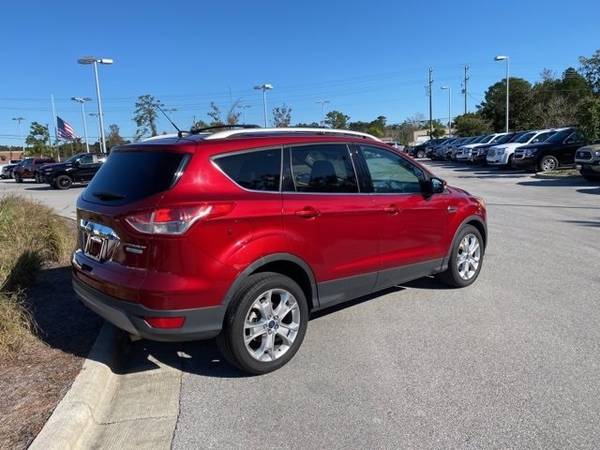 2015 Ford Escape Titanium suv Red - cars & trucks - by dealer -... for sale in Goldsboro, NC – photo 7