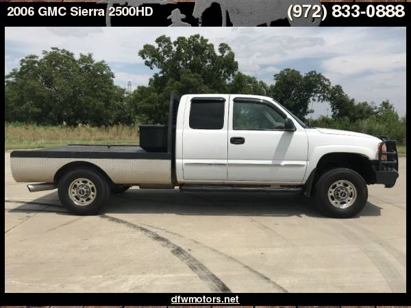 2006 GMC Sierra 2500HD 4WD SLE1 Ext Cab 143.5" WB for sale in Lewisville, TX – photo 6