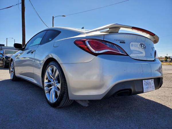2013 Hyundai Genesis Coupe 3.8 Track Coupe 2D coupe SILVER - cars &... for sale in El Paso, TX – photo 7