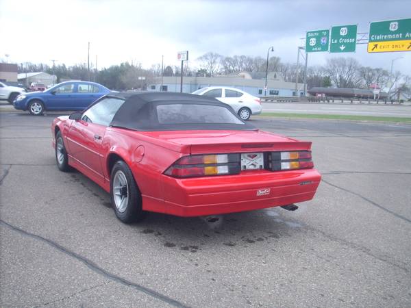 1989 Camaro RS Conv - - by dealer - vehicle for sale in Eau Claire, WI – photo 4