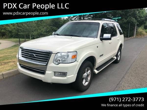 2007 Ford Explorer 4x4 Limited 4dr SUV *CLEAN TITLE (White) for sale in Milwaukie, OR – photo 2