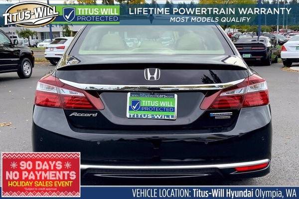2017 Honda Accord Hybrid Electric Touring Sedan - cars & trucks - by... for sale in Olympia, WA – photo 3