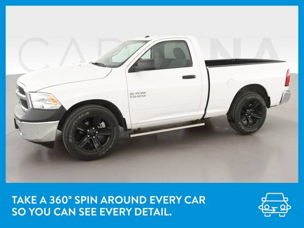 2017 Ram 1500 Regular Cab Tradesman Pickup 2D 6 1/3 ft pickup White for sale in Cleveland, OK – photo 3