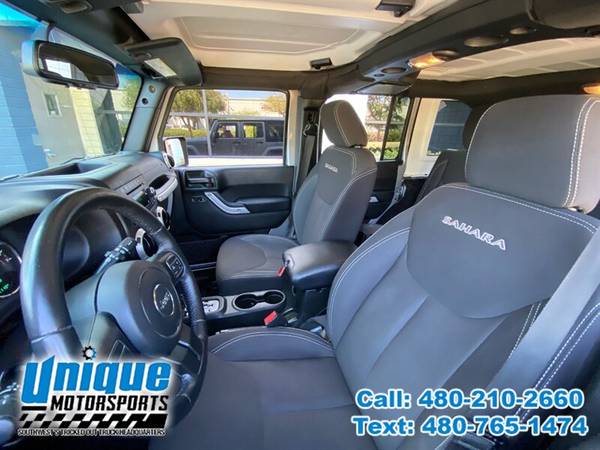 2017 JEEP WRANGLER UNLIMITED SAHARA 4WD 4DR UNIQUE TRUCKS - cars & for sale in Tempe, NM – photo 15