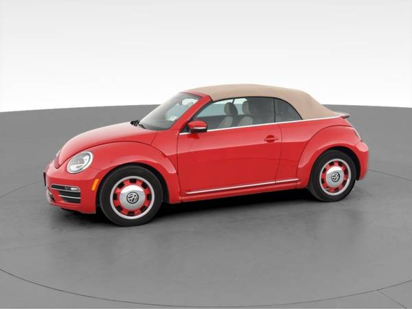 2018 VW Volkswagen Beetle 2.0T SE Convertible 2D Convertible Red - -... for sale in Winston Salem, NC – photo 4