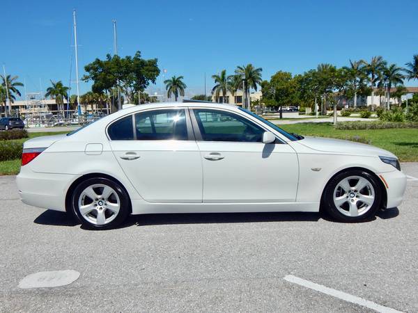 2008 BMW 535i AUTO WHITE FULLY LOADED CLEAN FLA TITLE LOW MILES NICE for sale in Lake Park, FL – photo 2