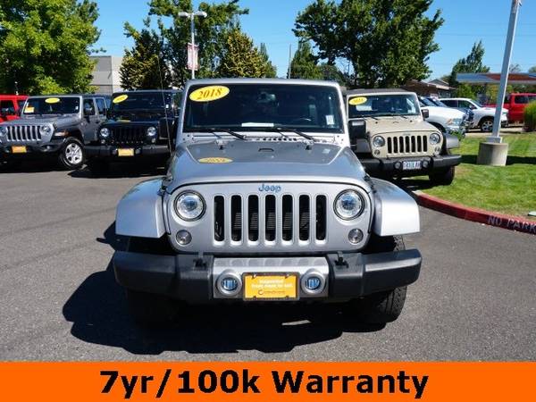 2018 Jeep Wrangler JK 4x4 4WD Certified Unlimited Sahara SUV - cars... for sale in Gresham, OR – photo 2