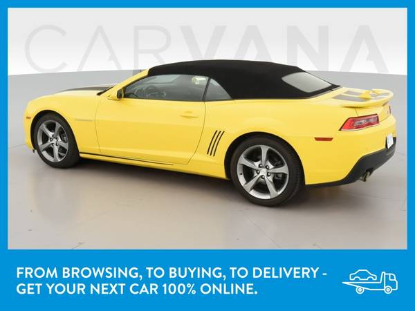 2014 Chevy Chevrolet Camaro LT Convertible 2D Convertible Yellow for sale in NEWARK, NY – photo 5