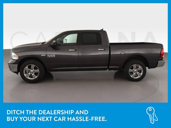 2017 Ram 1500 Crew Cab Big Horn Pickup 4D 6 1/3 ft pickup Black for sale in Easton, PA – photo 4