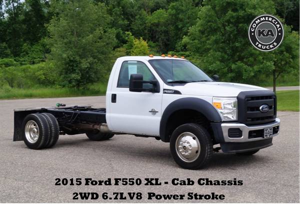 2016 Ford F550 4x4 - Cab Chassis - 4WD 6.7L Flatbed Dump Truck Utility for sale in Dassel, WY – photo 9