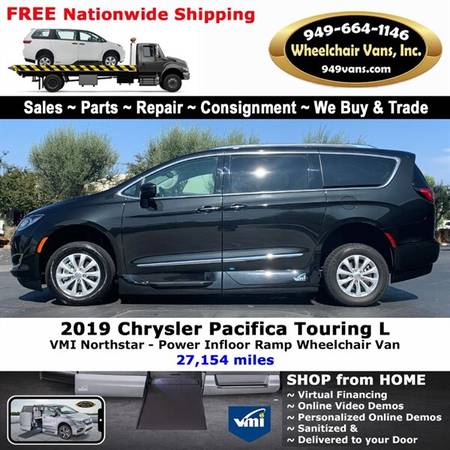 2019 Chrysler Pacifica Touring L Wheelchair Van VMI Northstar - Pow... for sale in LAGUNA HILLS, UT – photo 8