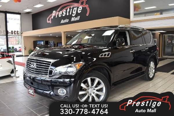 2012 INFINITI QX56 8-passenger - cars & trucks - by dealer - vehicle... for sale in Cuyahoga Falls, PA